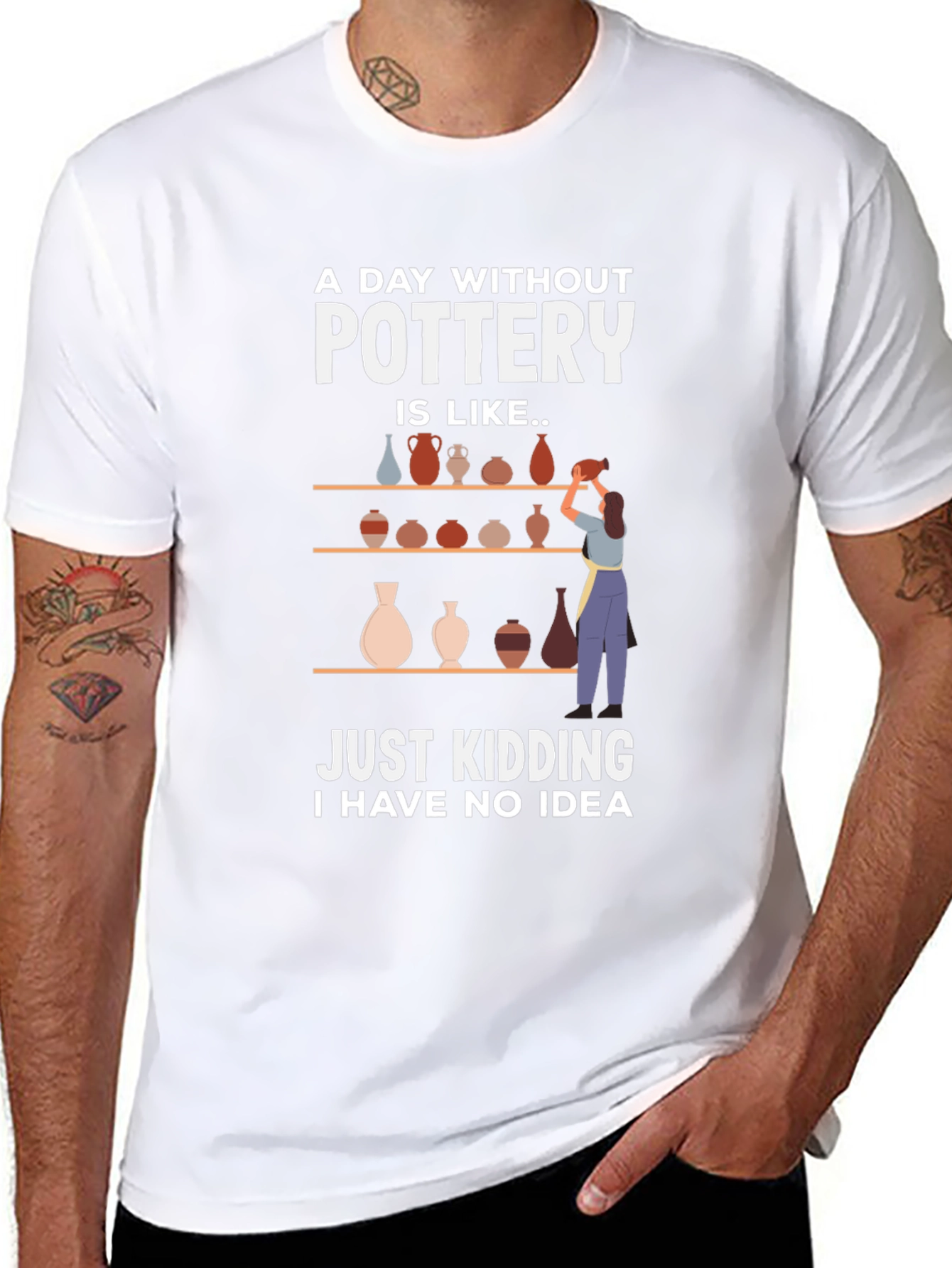 Pottery Lovers Tee - A Day Without Pottery T-Shirt