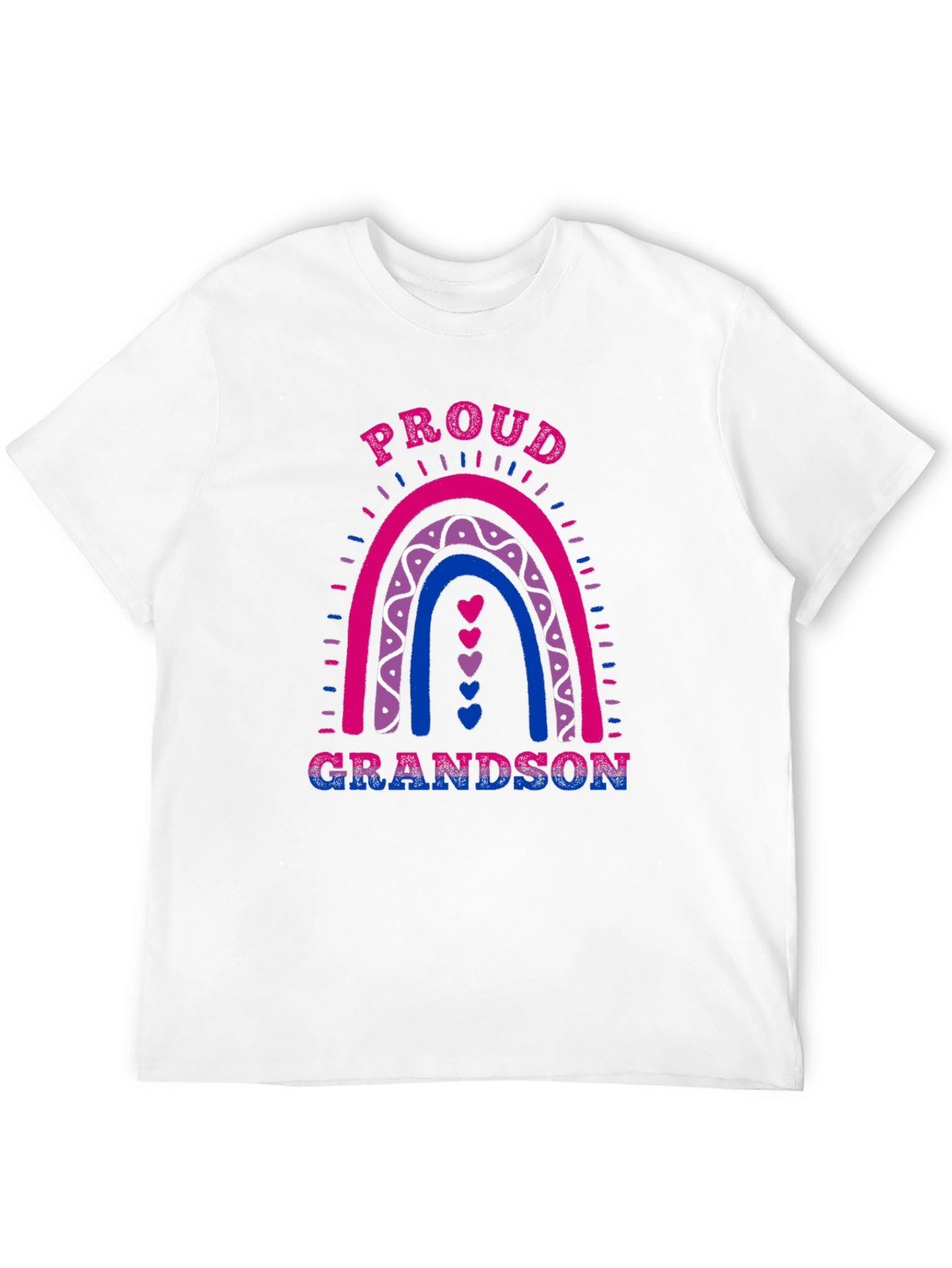 Proud Grandson Bi Pride T-Shirt