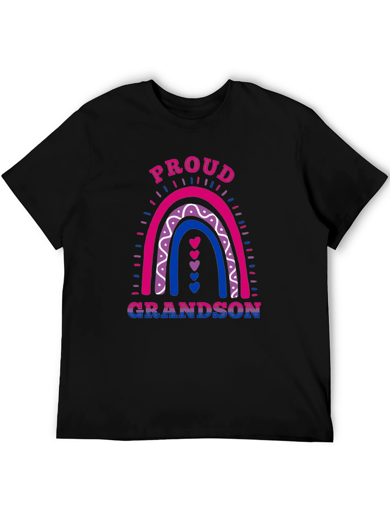 Proud Grandson Bi Pride T-Shirt
