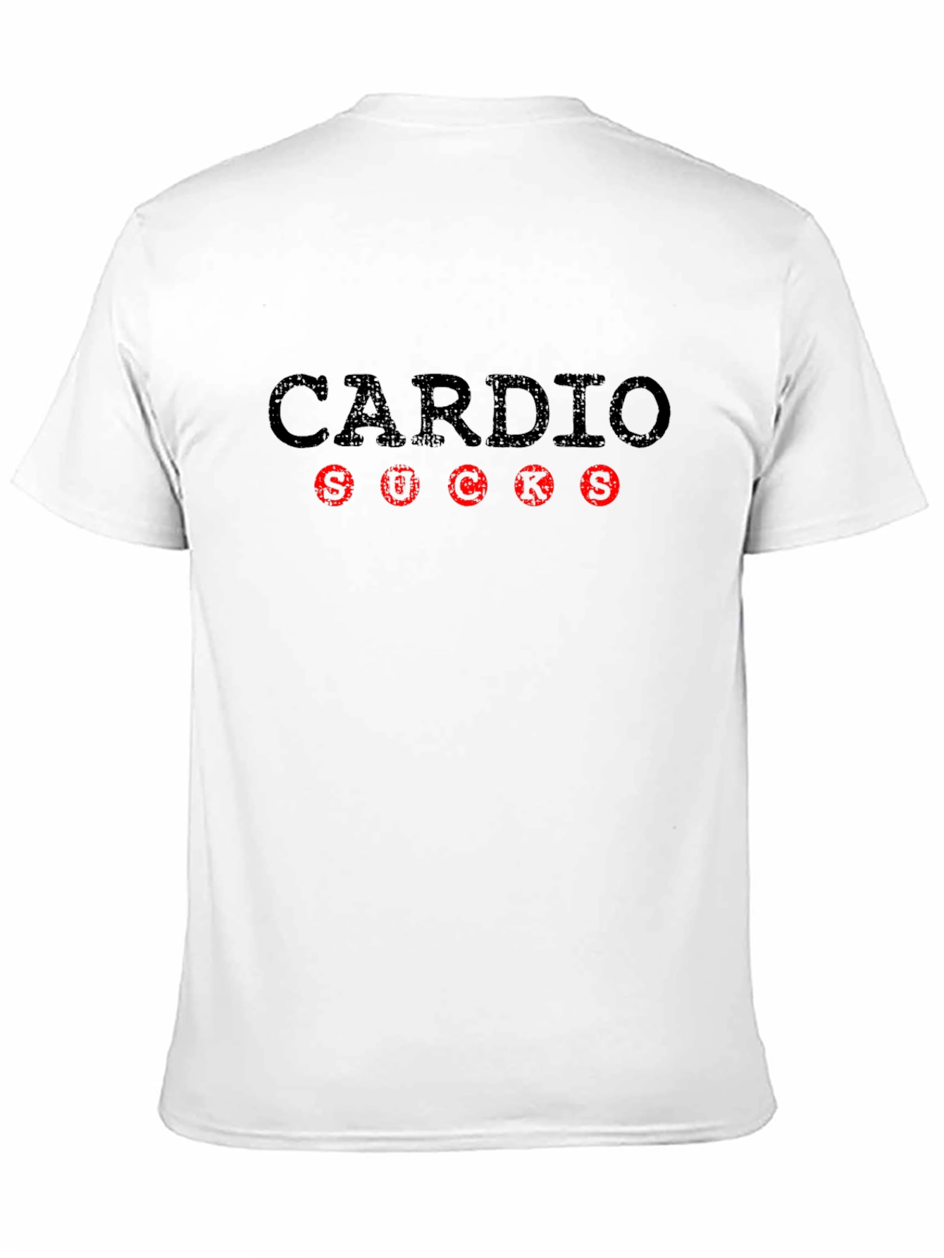 Cardio Sucks Graphic T-Shirt - Gym Humor Tee