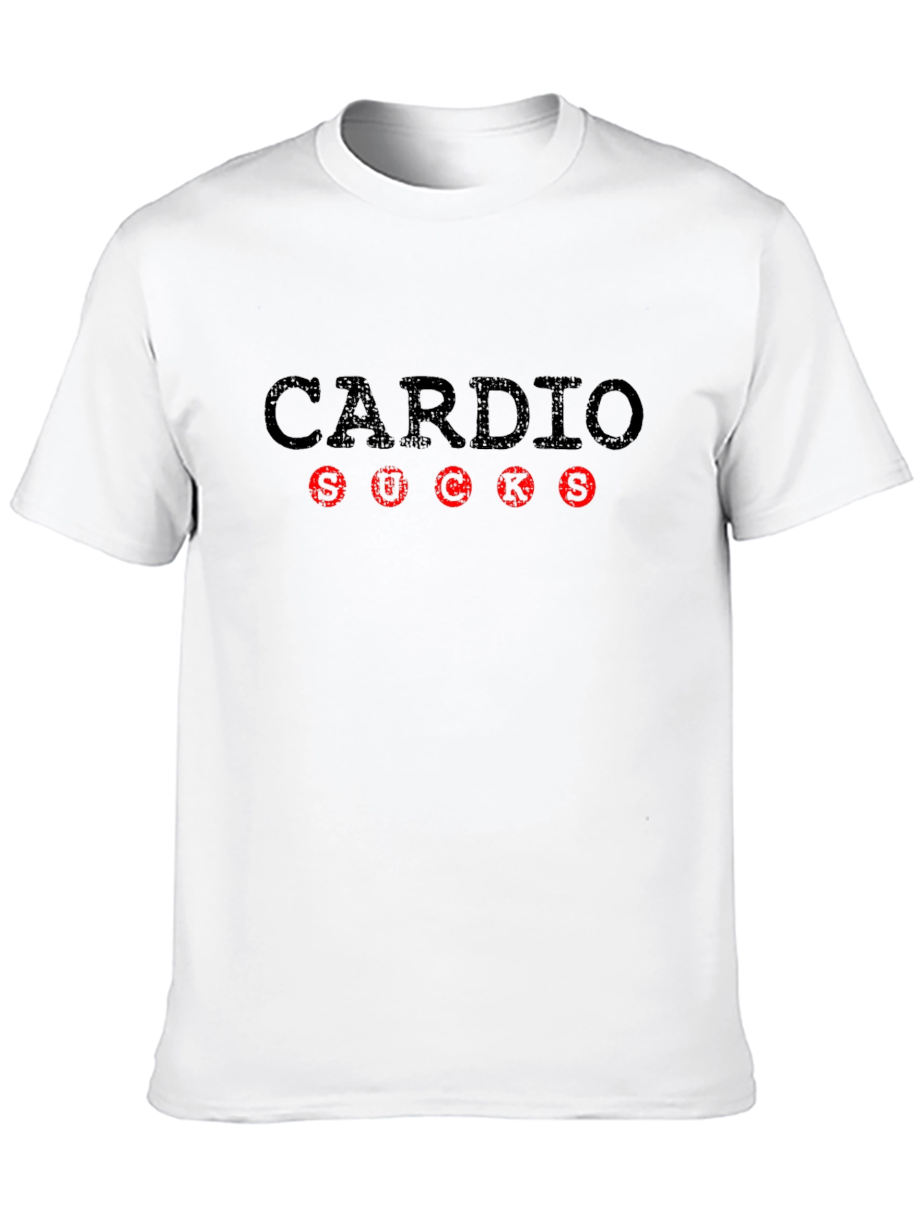 Cardio Sucks Graphic T-Shirt - Gym Humor Tee
