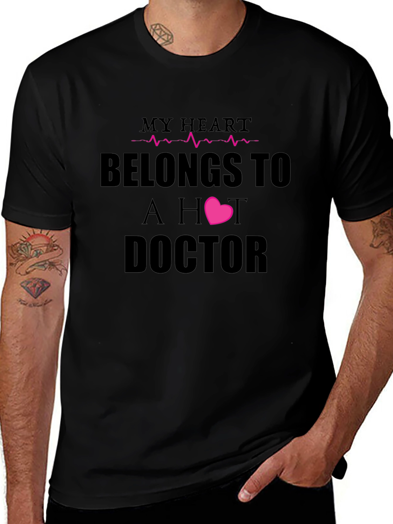 My Heart Belongs To A Hot Doctor T-Shirt