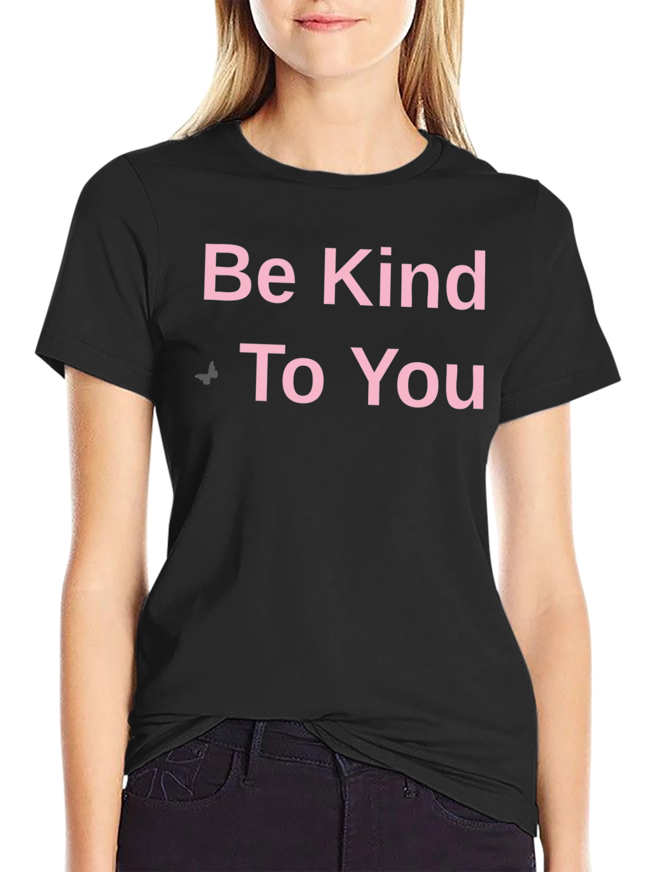 Be Kind To You Graphic Tee - Black