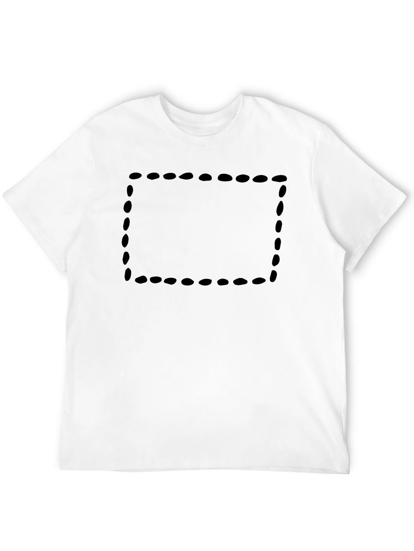 Solid Black Crew Neck T-Shirt