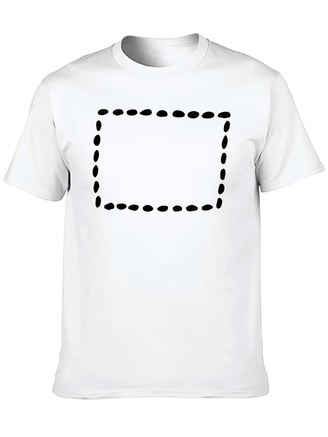 Solid Black Crew Neck T-Shirt