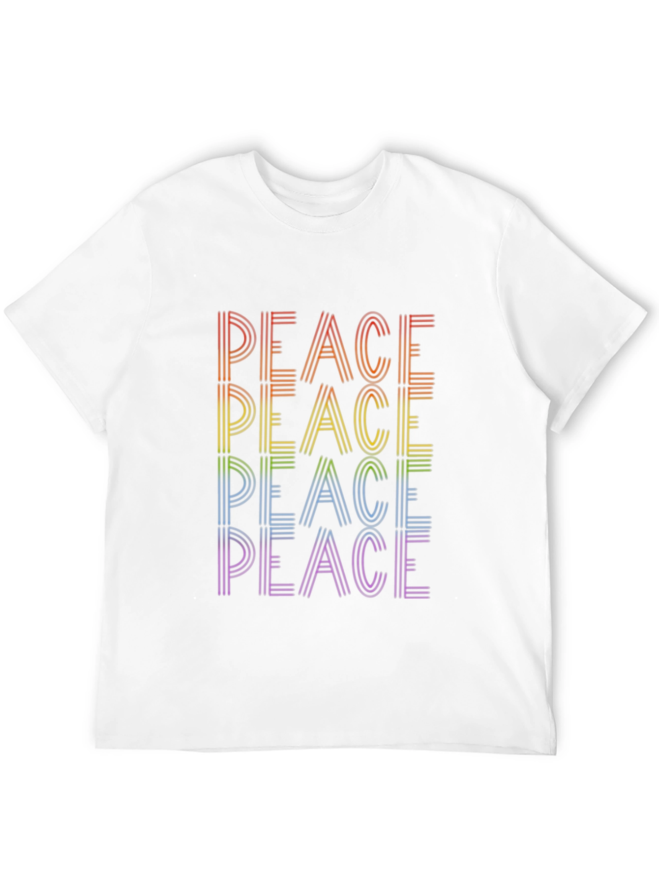 Rainbow Peace Graphic T-Shirt