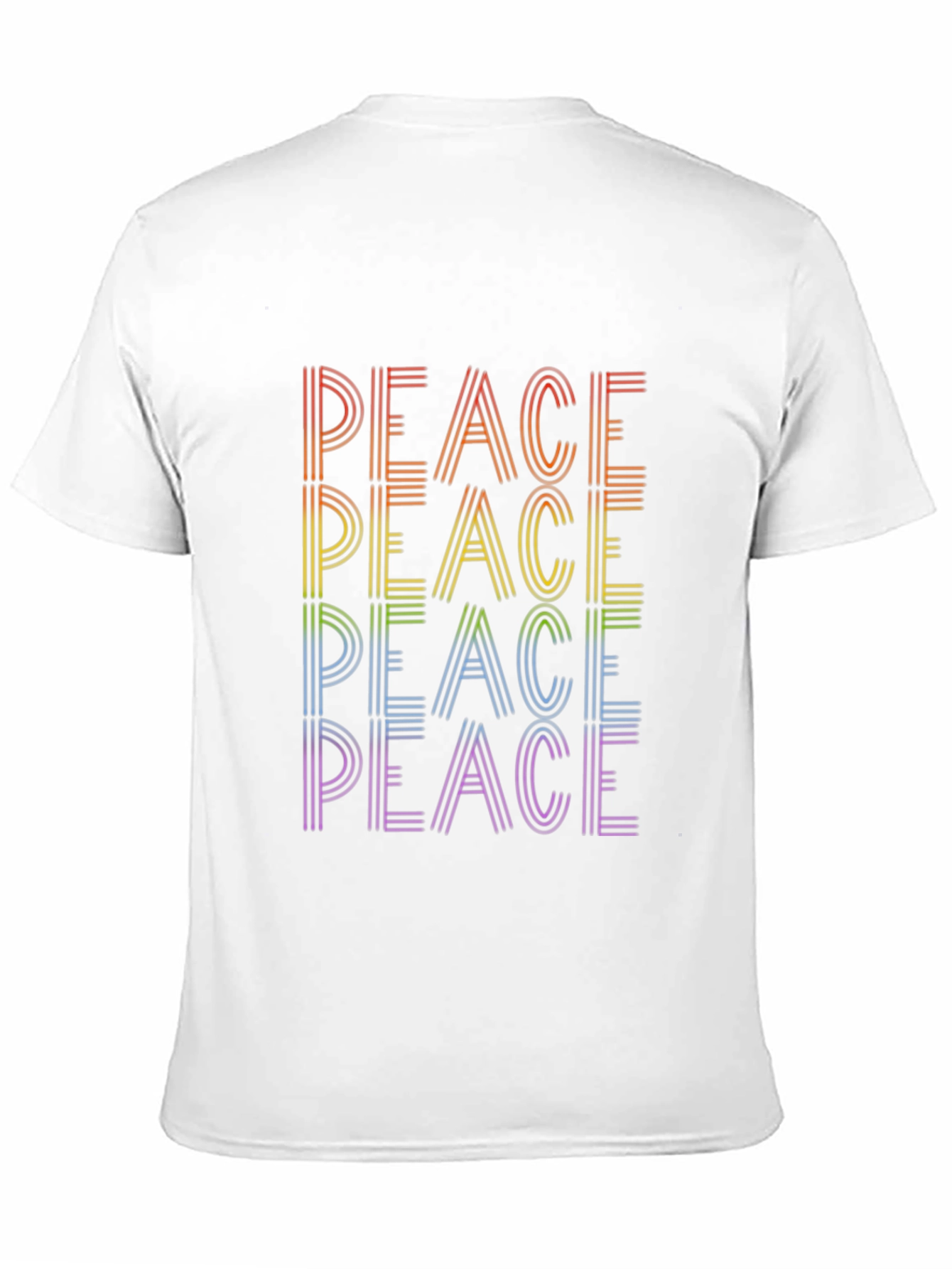 Rainbow Peace Graphic T-Shirt