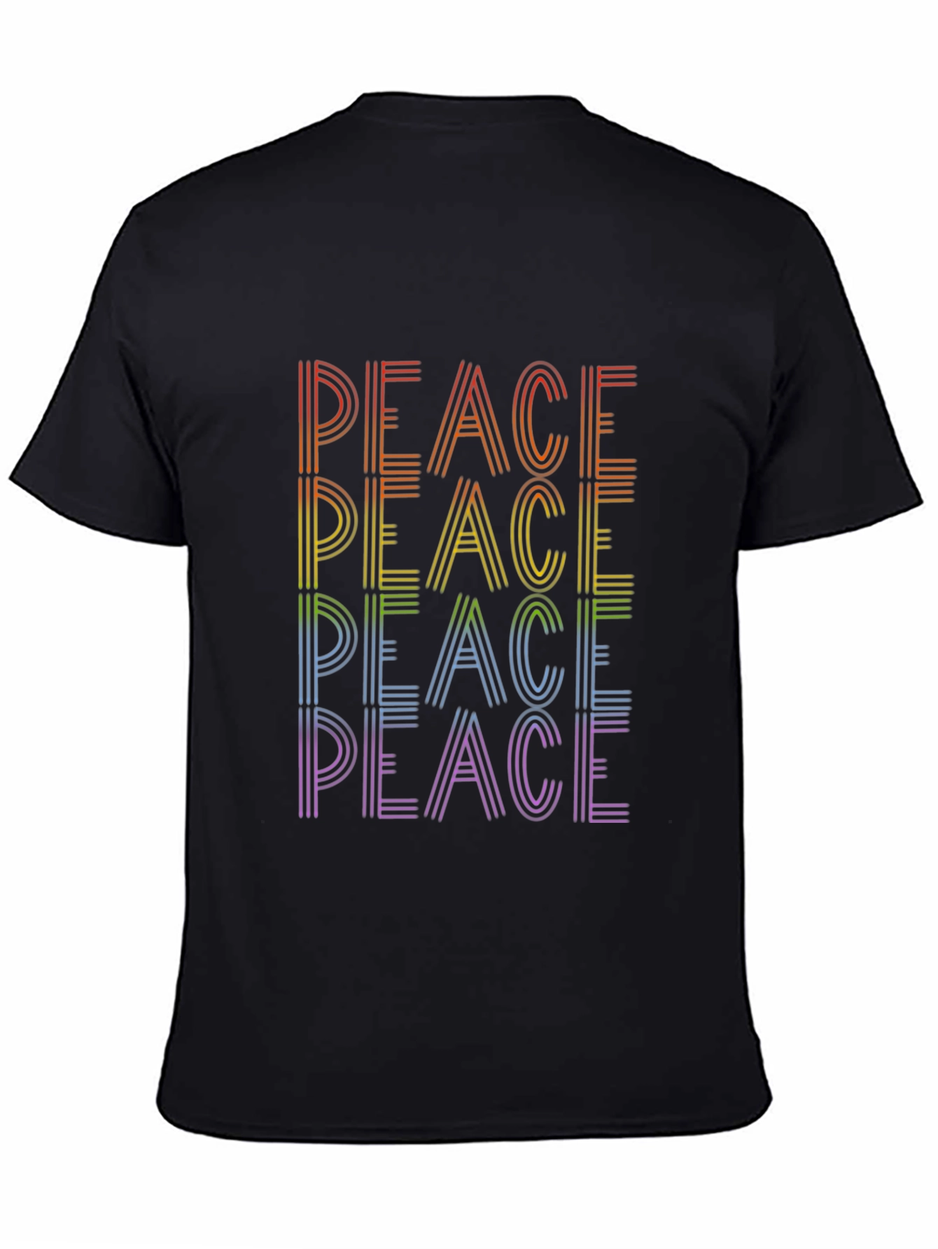 Rainbow Peace Graphic T-Shirt