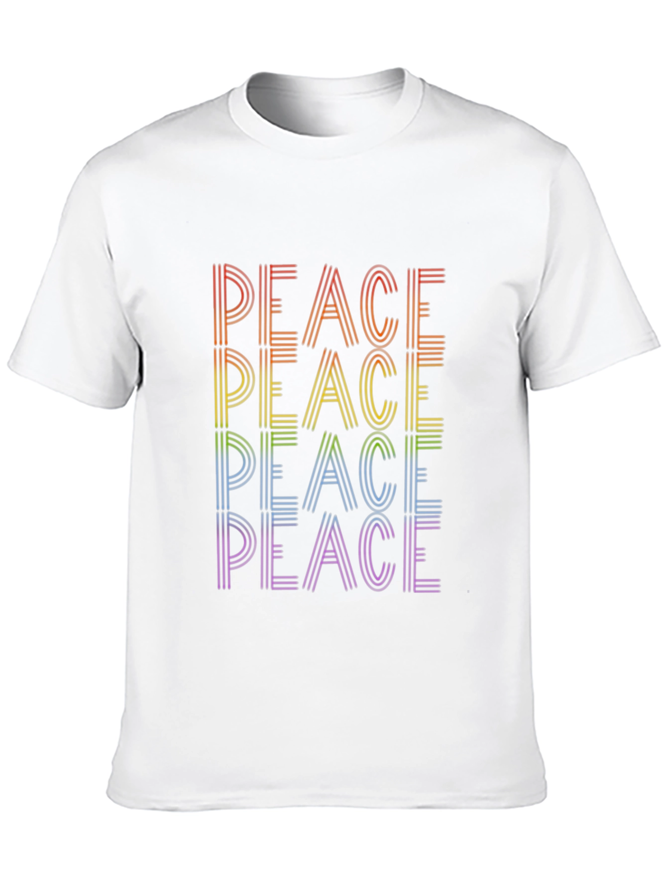 Rainbow Peace Graphic T-Shirt