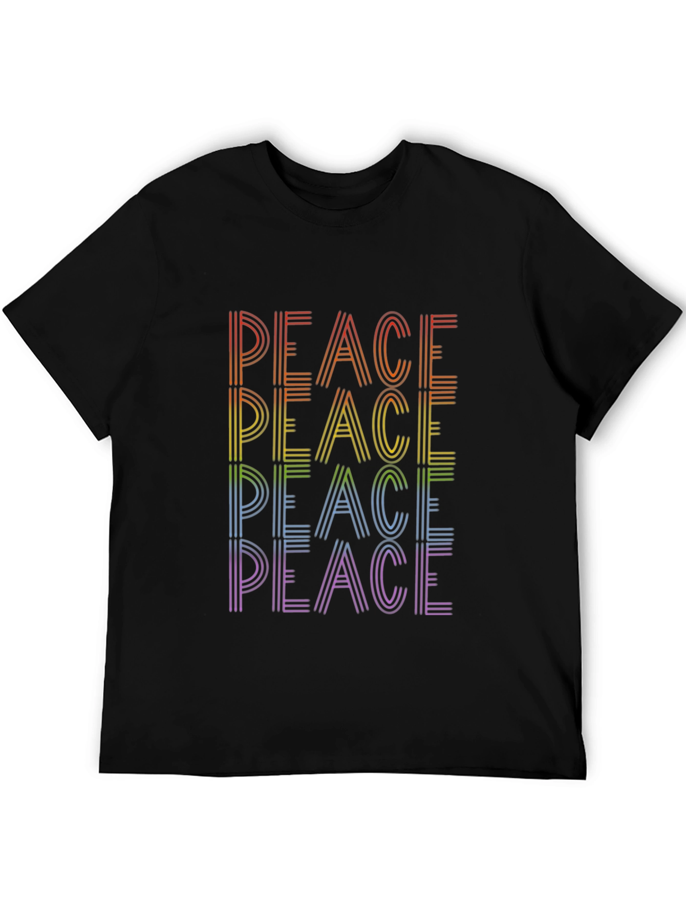 Rainbow Peace Graphic T-Shirt