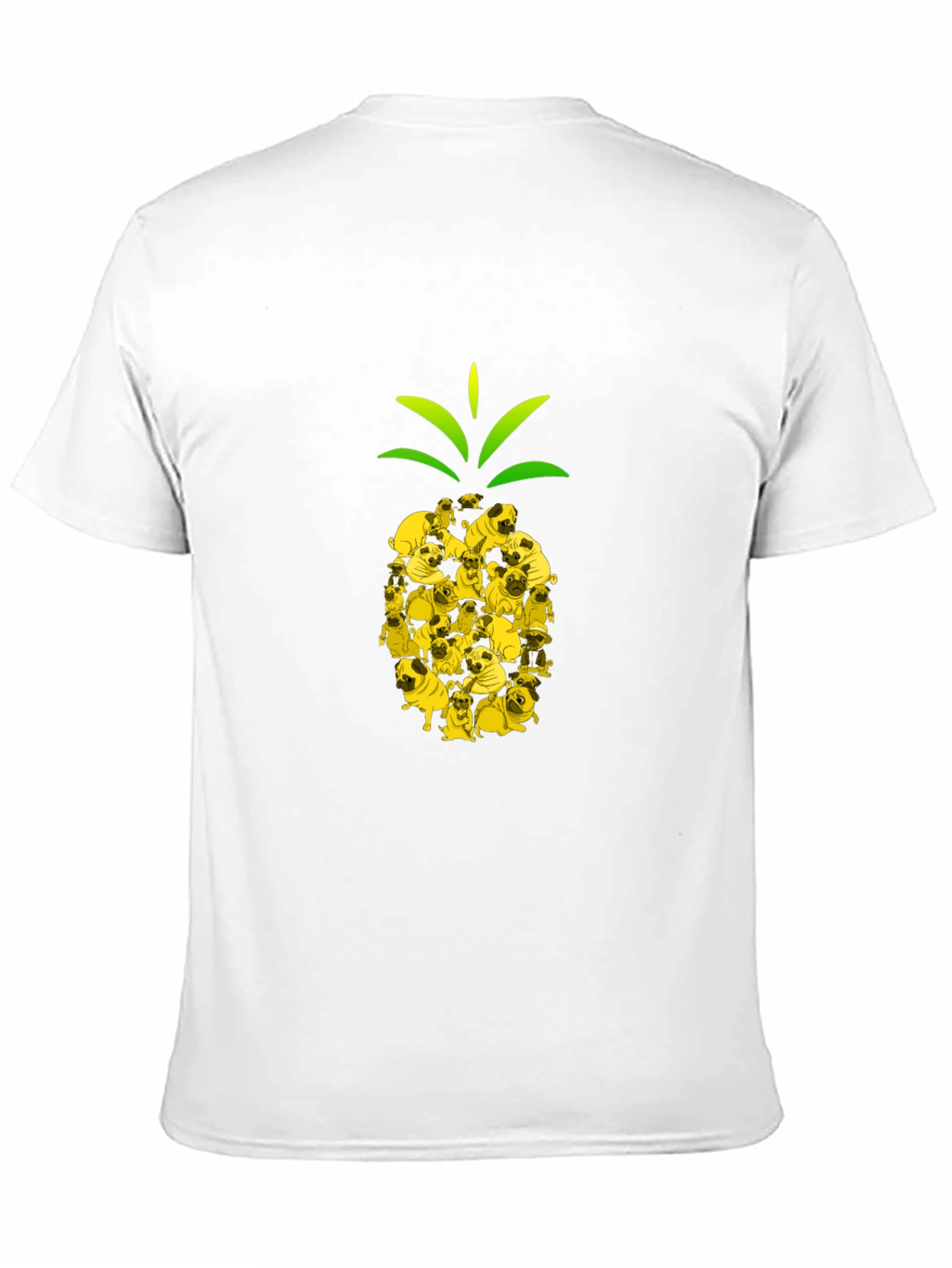 Pug Pineapple Graphic T-Shirt - Unique Design