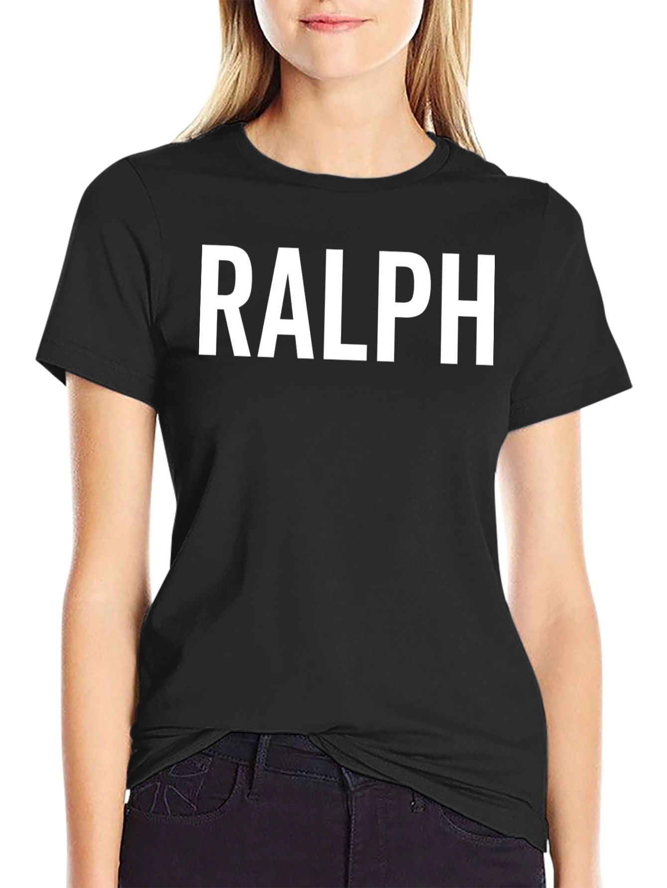 RALPH Graphic Tee - Classic Black Cotton T-Shirt