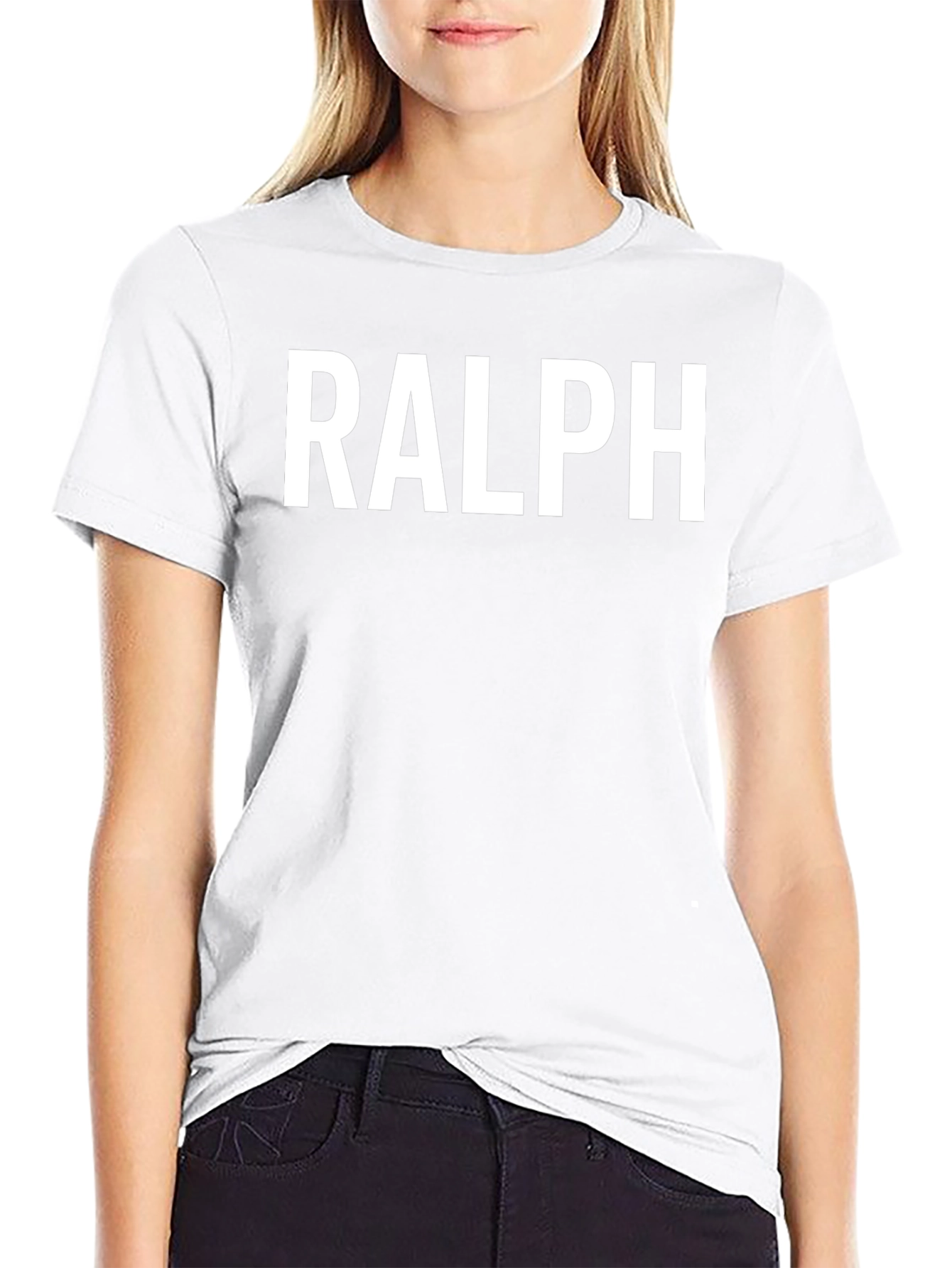 RALPH Graphic Tee - Classic Black Cotton T-Shirt