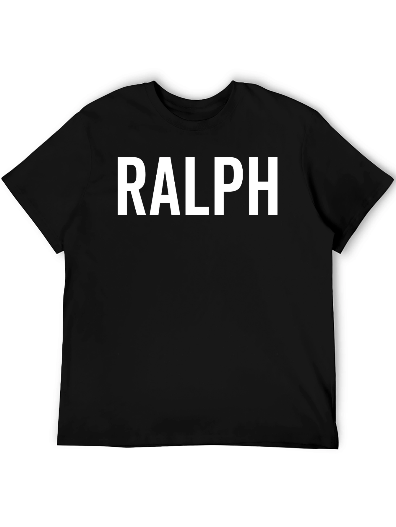RALPH Graphic Tee - Classic Black Cotton T-Shirt