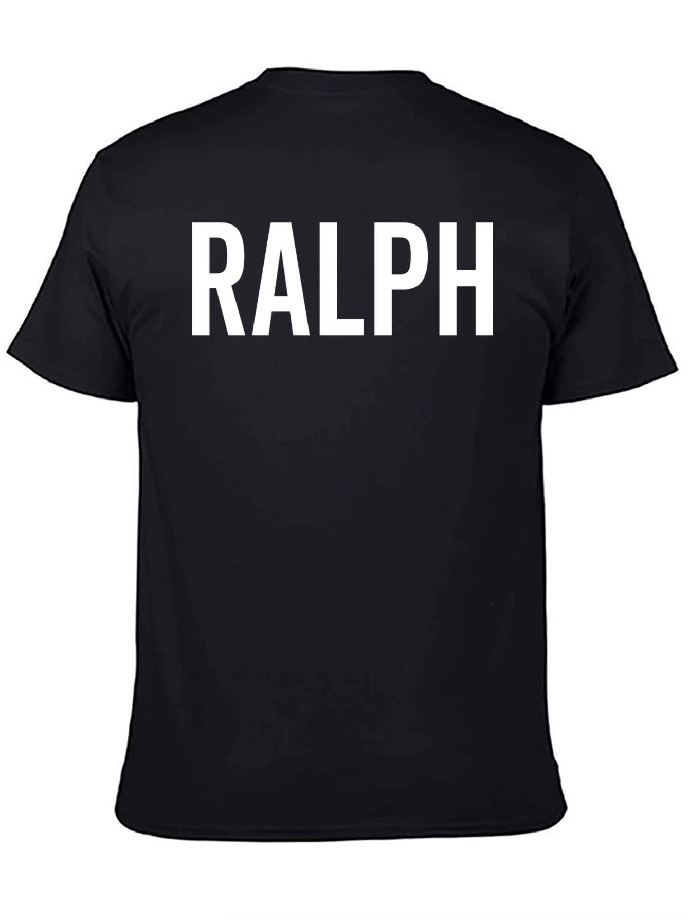 RALPH Graphic Tee - Classic Black Cotton T-Shirt