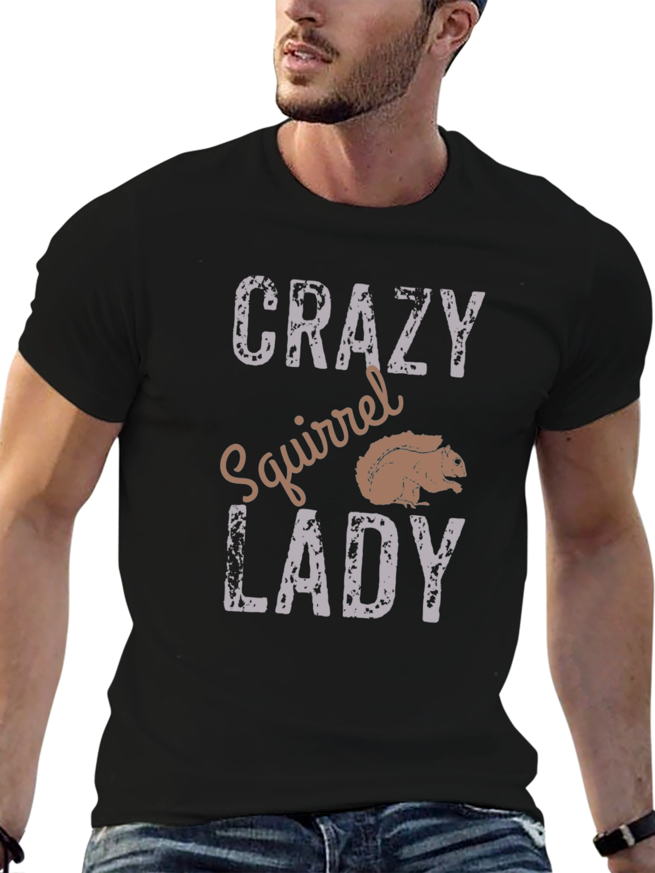 Crazy Squirrel Lady Graphic Tee