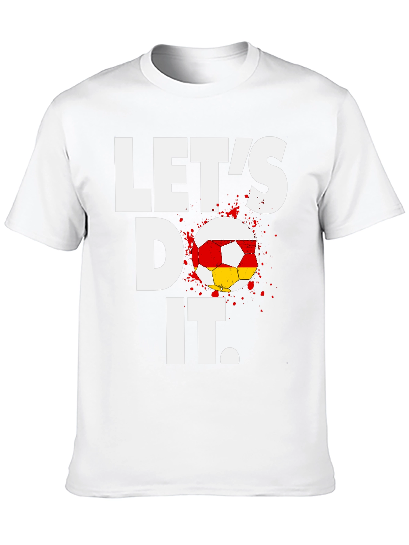 Lets Do It Soccer T-Shirt - Black Cotton Tee
