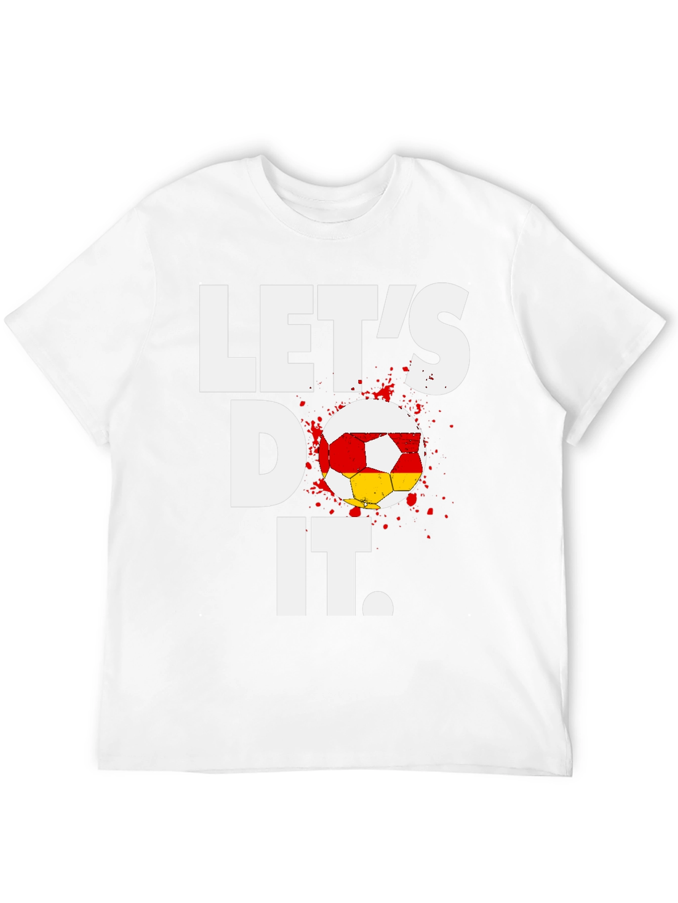 Lets Do It Soccer T-Shirt - Black Cotton Tee