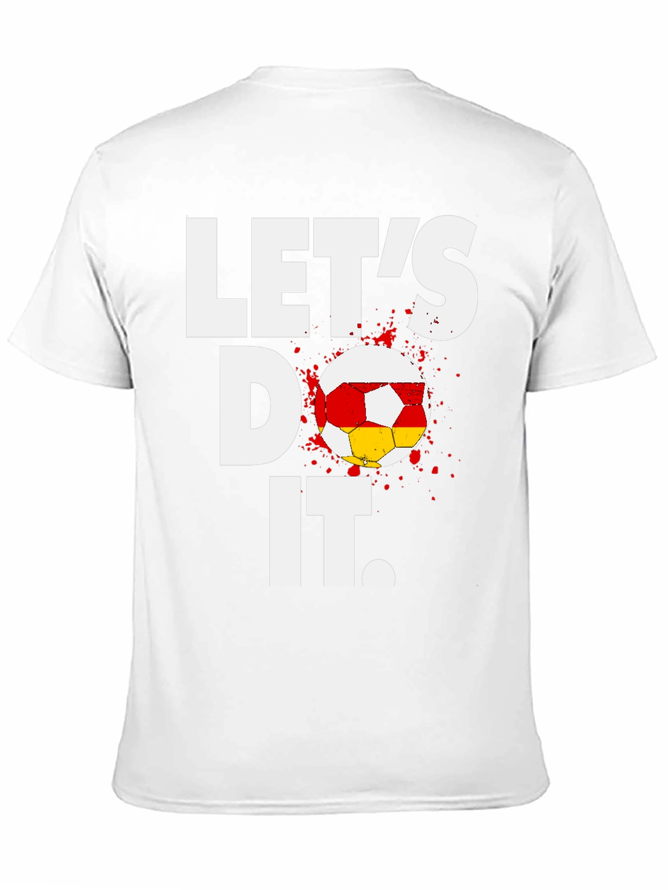 Lets Do It Soccer T-Shirt - Black Cotton Tee