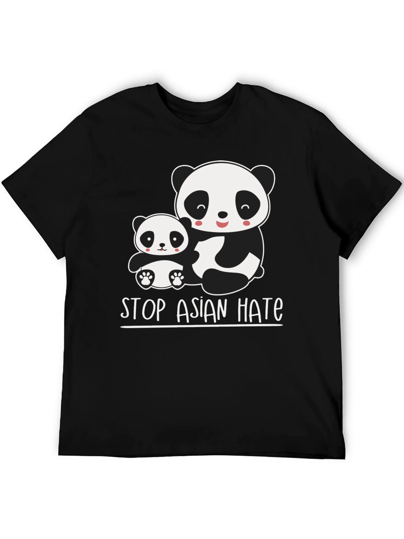 Stop Asian Hate Panda Graphic T-Shirt