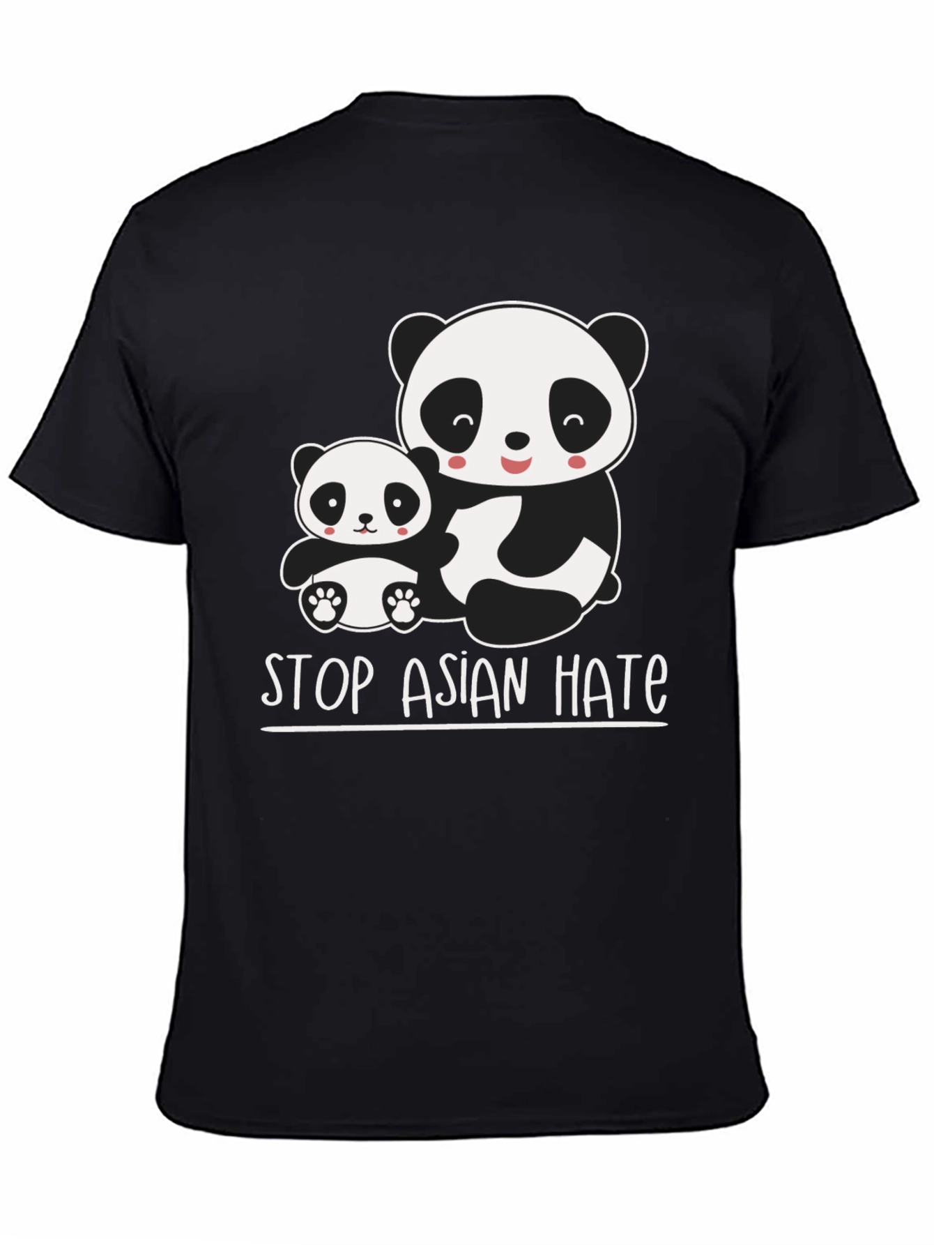 Stop Asian Hate Panda Graphic T-Shirt