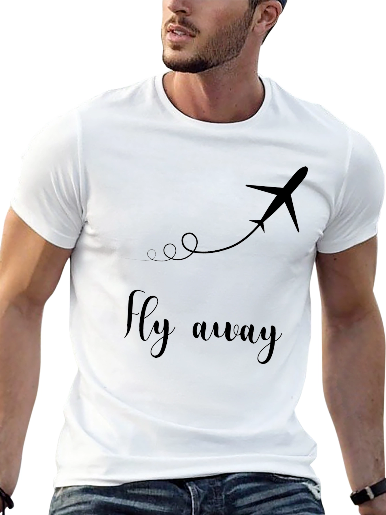 Fly Away Graphic Tee - Travel Lover T-Shirt