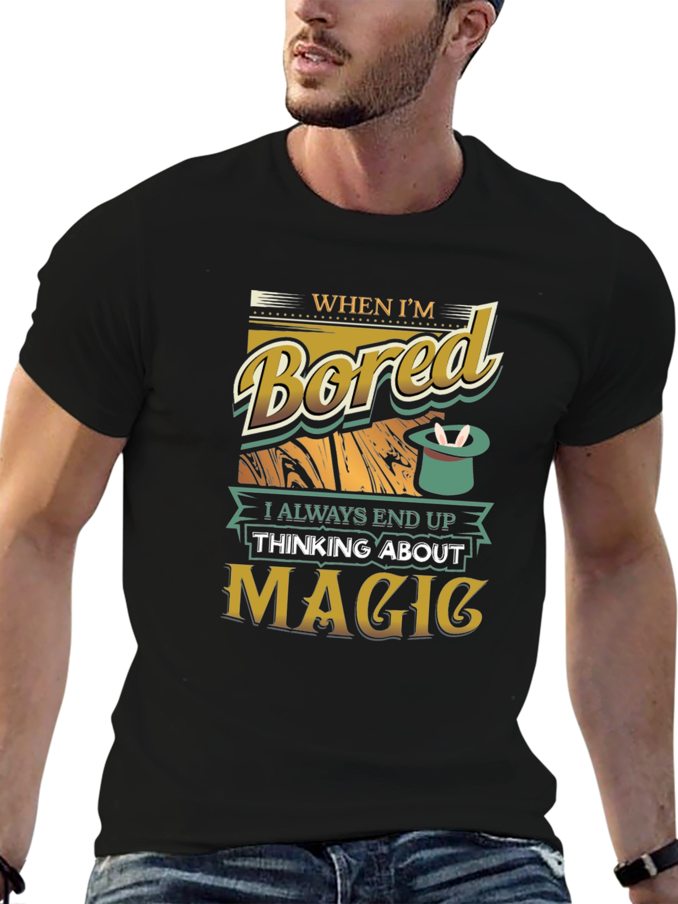 Magic T-Shirt - When Im Bored Graphic Tee
