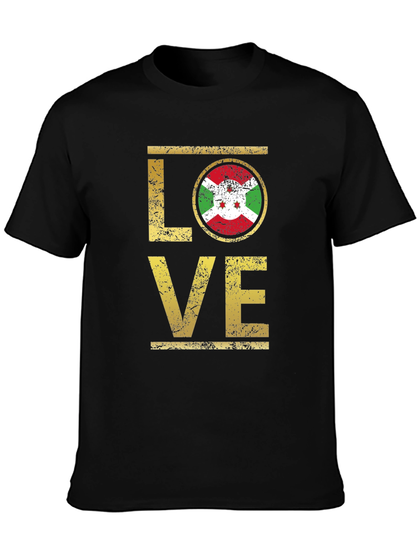 Burundi Flag Love T-Shirt