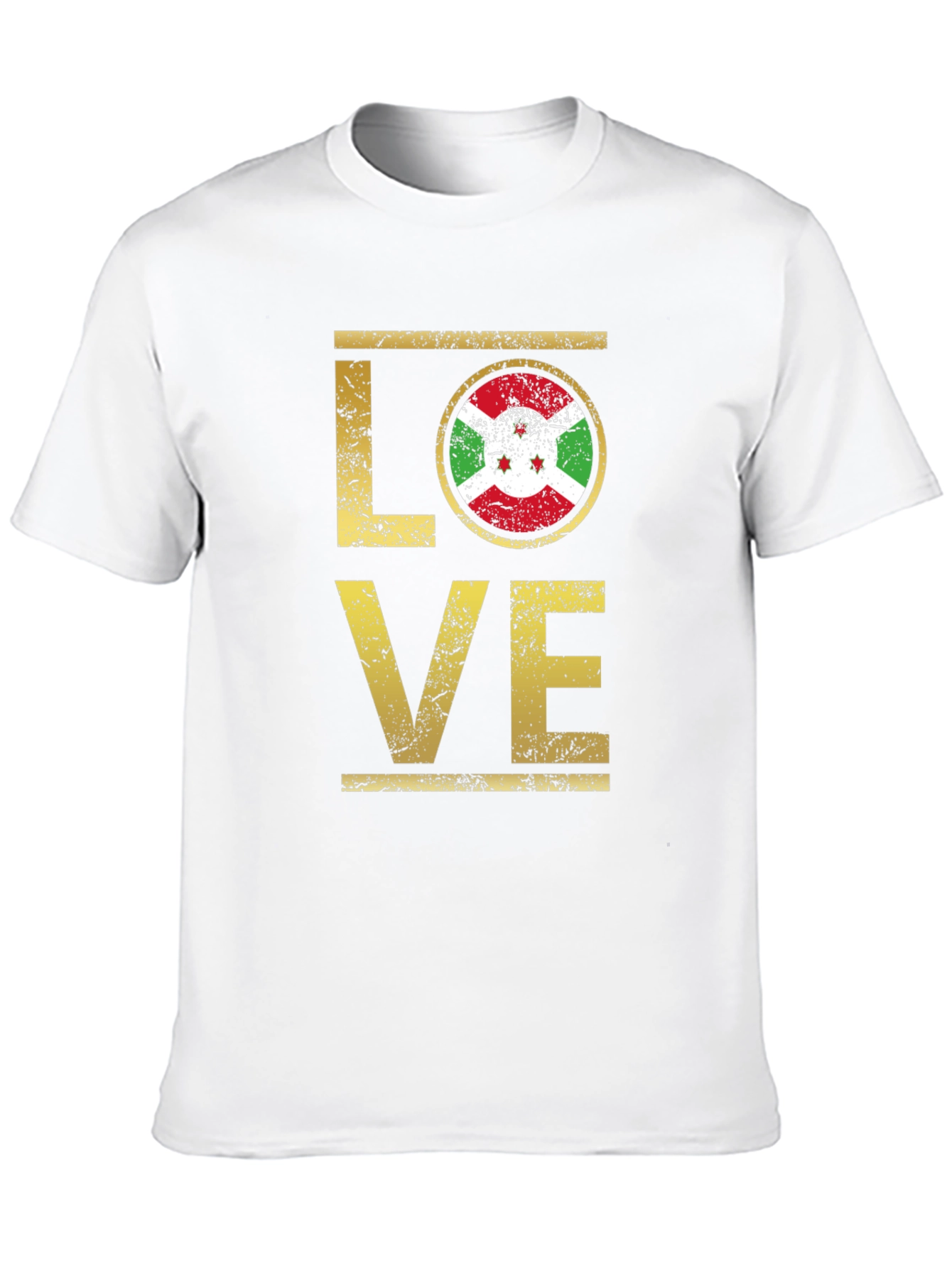 Burundi Flag Love T-Shirt