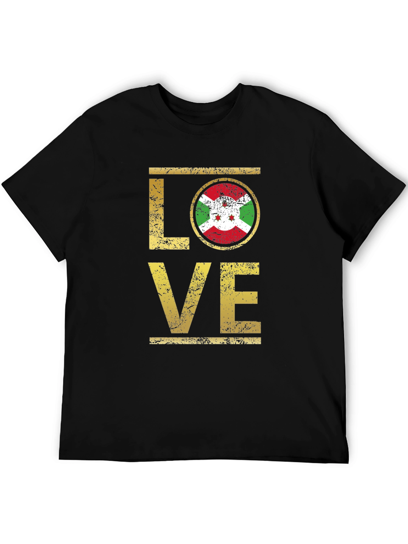 Burundi Flag Love T-Shirt