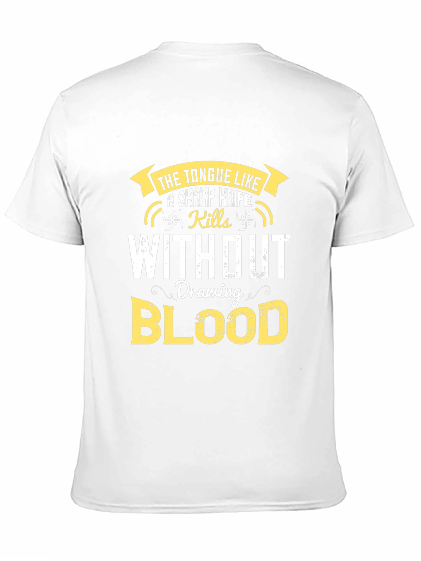 The Tongue T-Shirt - Sharp Wit Kills Without Blood
