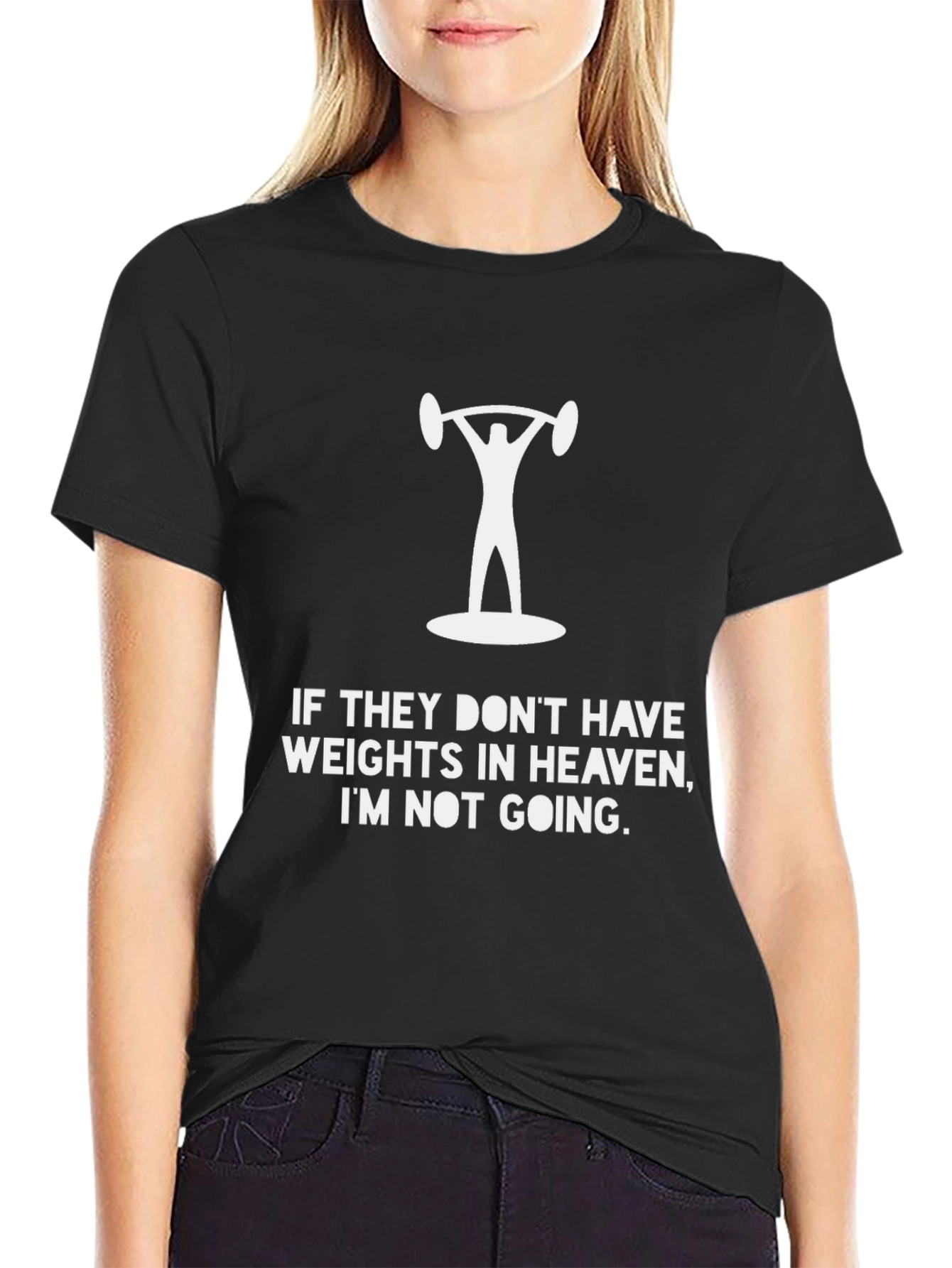 Weightlifting Heaven Graphic Tee - Black