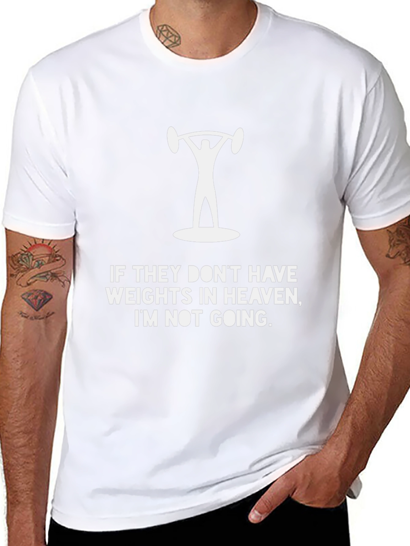 Weightlifting Heaven Graphic Tee - Black