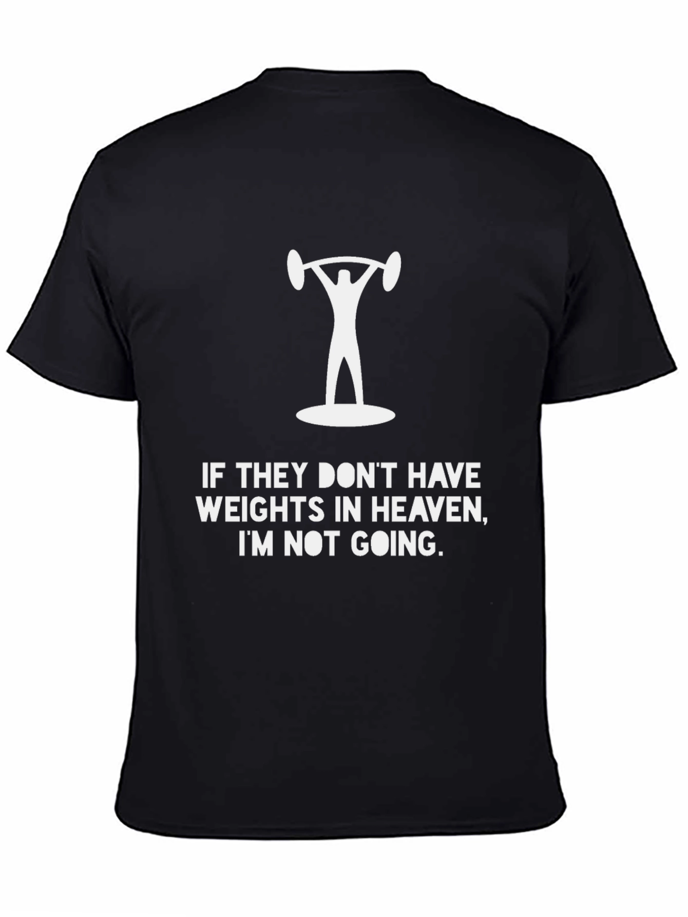 Weightlifting Heaven Graphic Tee - Black