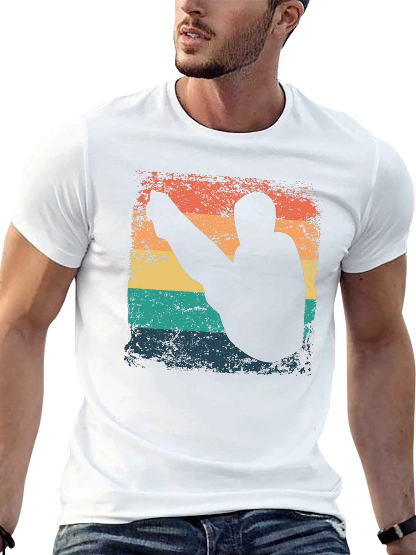 Retro Style Diver T-Shirt - Black
