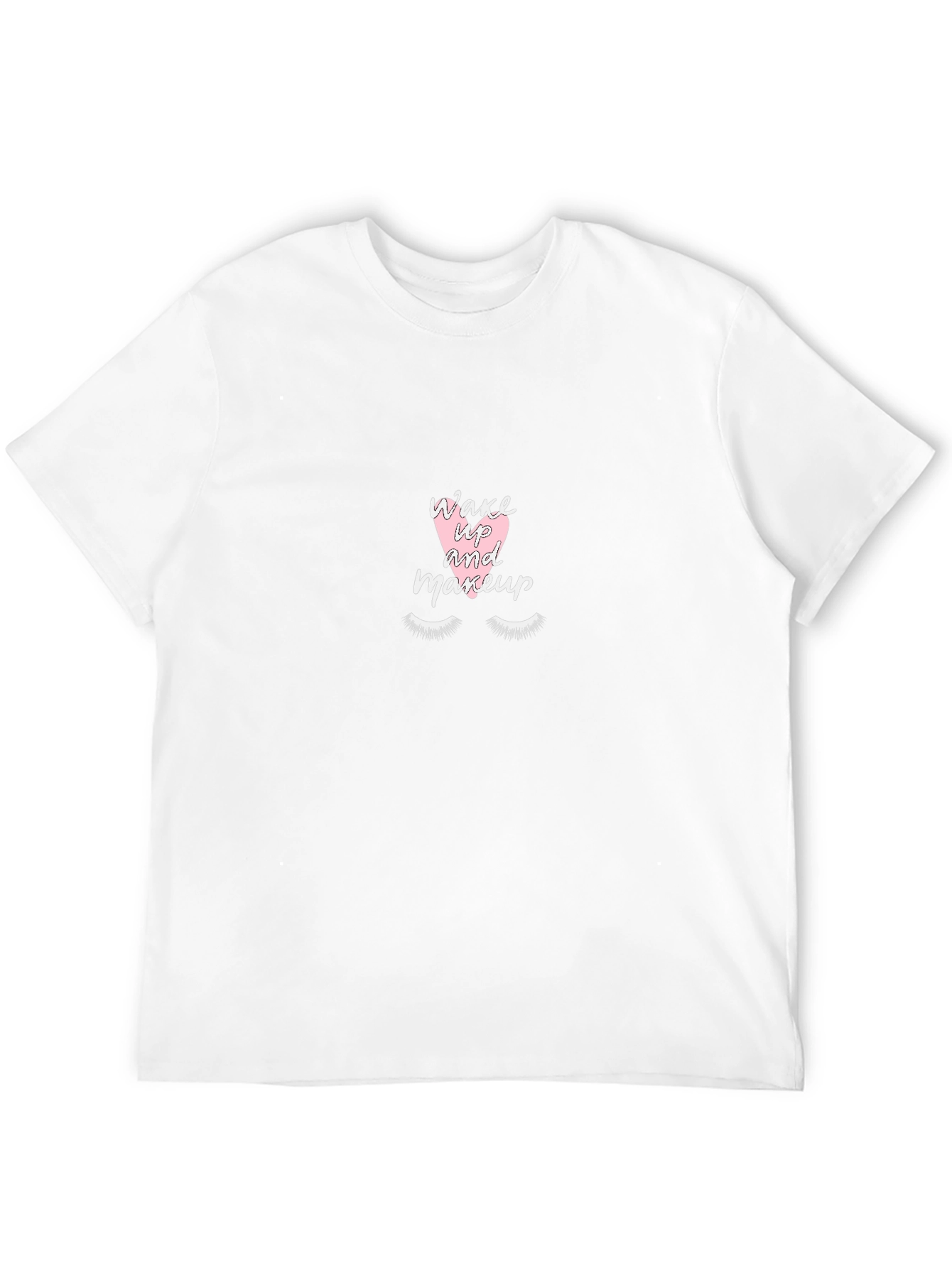 Wake Up and Makeup T-Shirt - Black