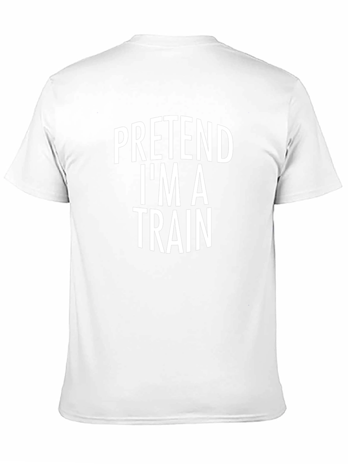 Pretend Im a Train T-Shirt - Funny Costume Tee