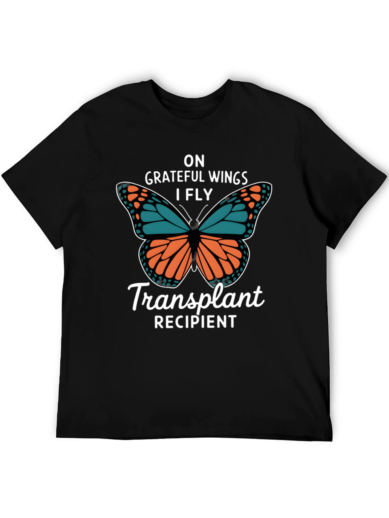 Grateful Wings Transplant Recipient T-Shirt