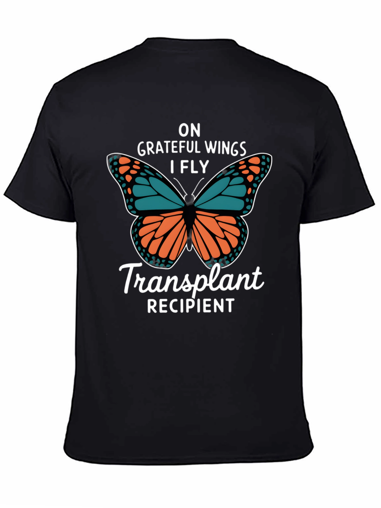 Grateful Wings Transplant Recipient T-Shirt
