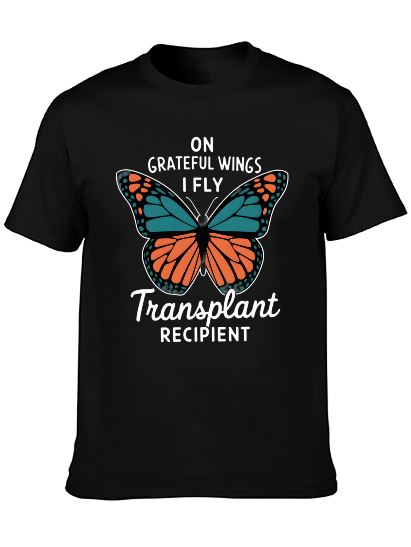 Grateful Wings Transplant Recipient T-Shirt