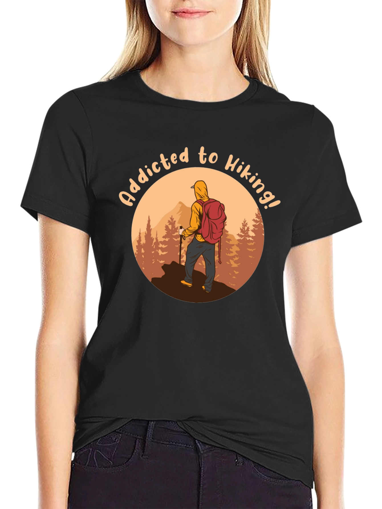 Addicted to Hiking Graphic Tee