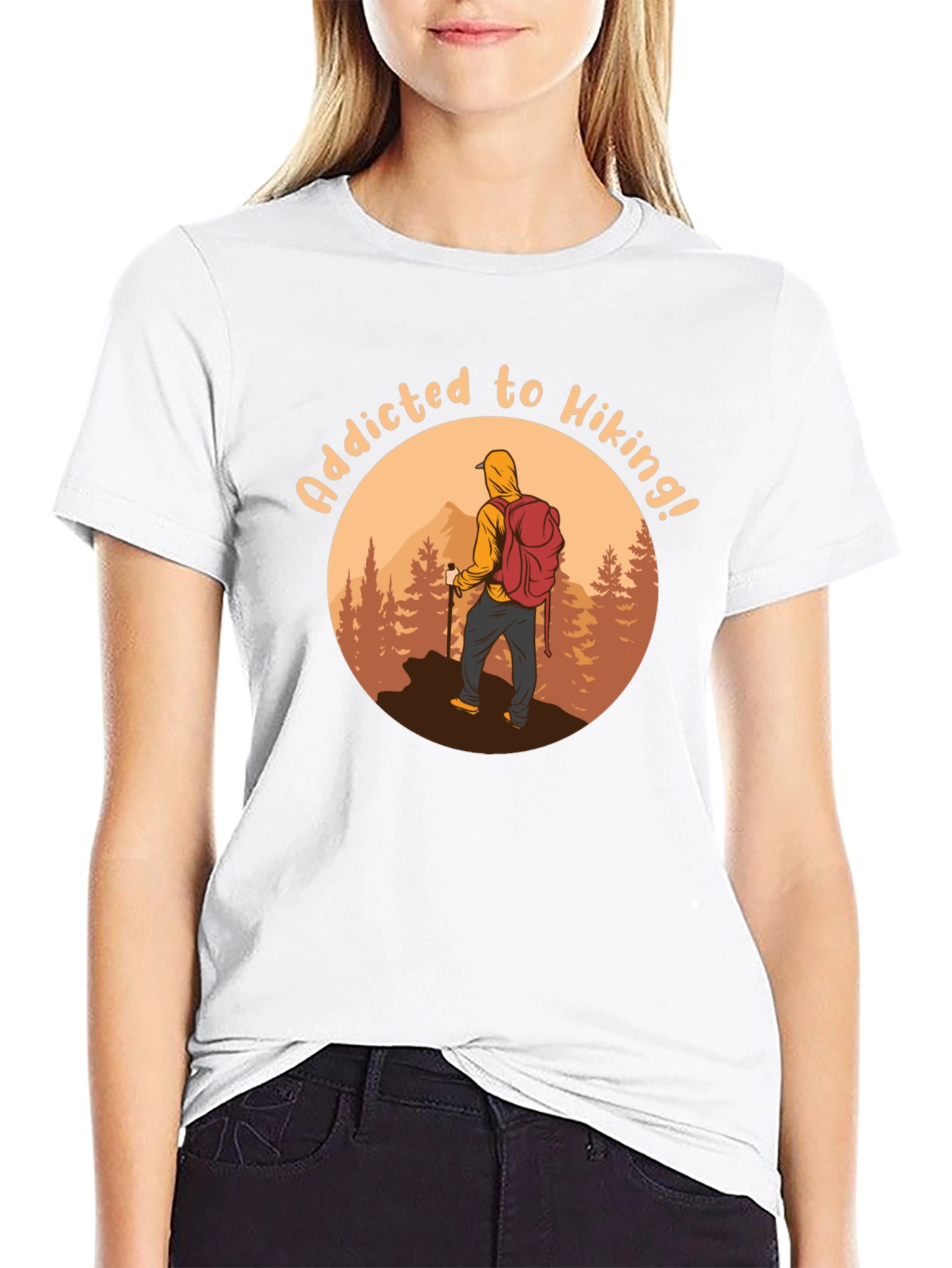 Addicted to Hiking Graphic Tee