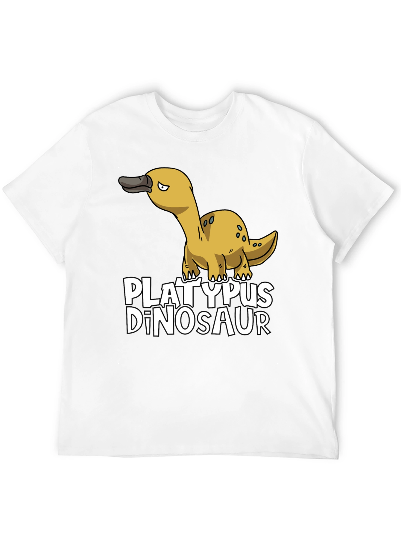 Platypus Dinosaur Funny Graphic Tee