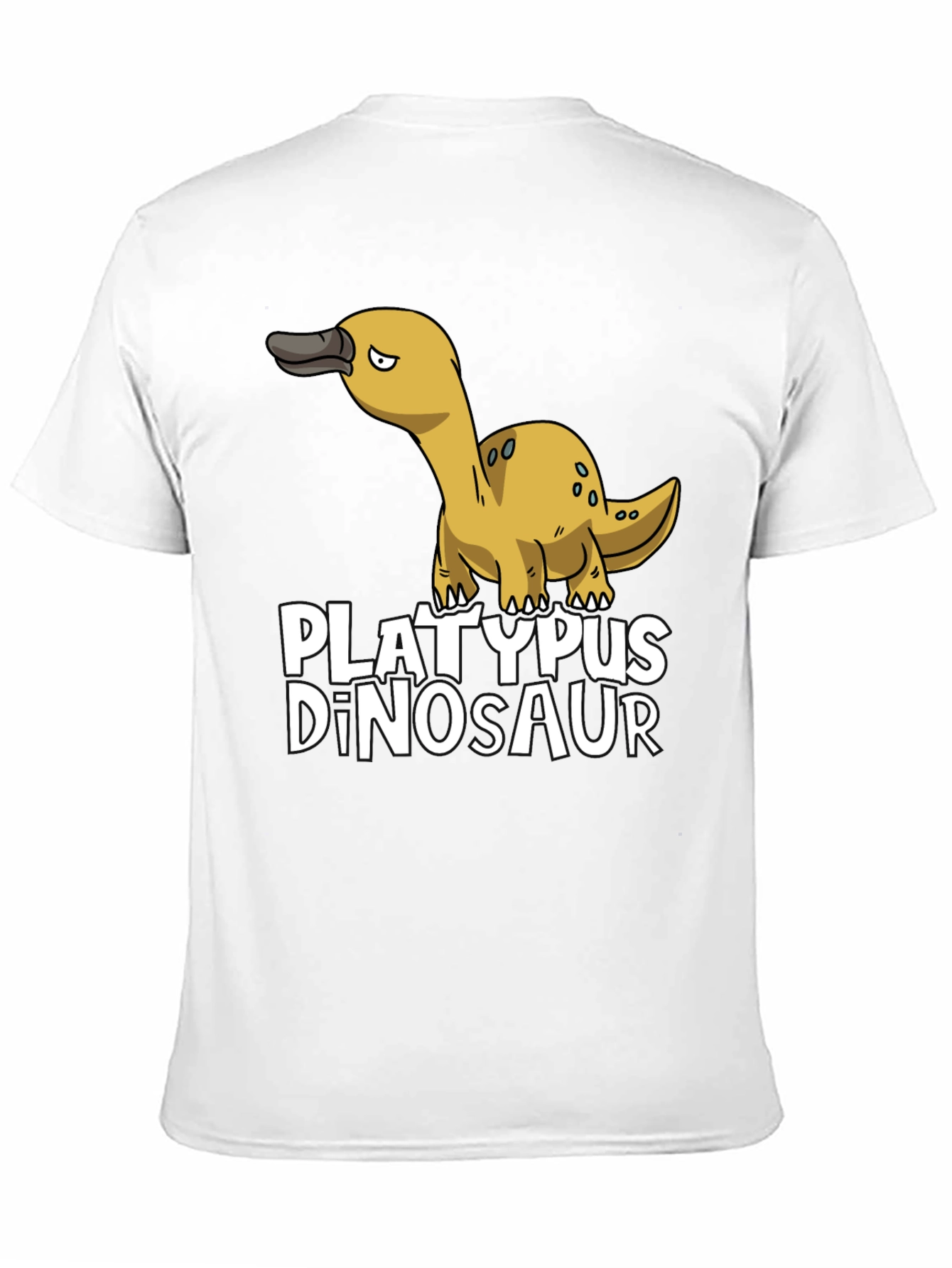 Platypus Dinosaur Funny Graphic Tee
