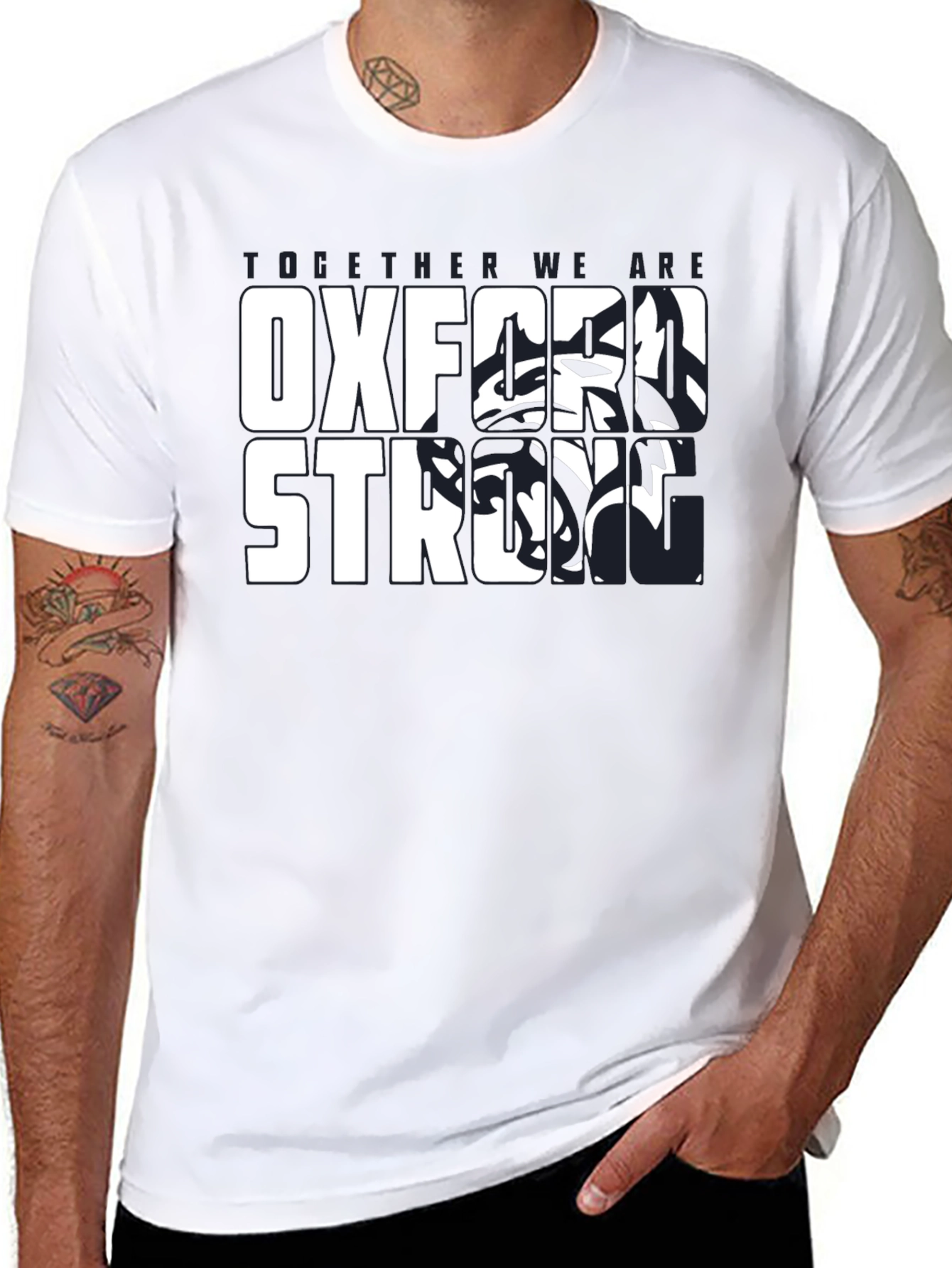 Oxford Strong T-Shirt - Black - Mens