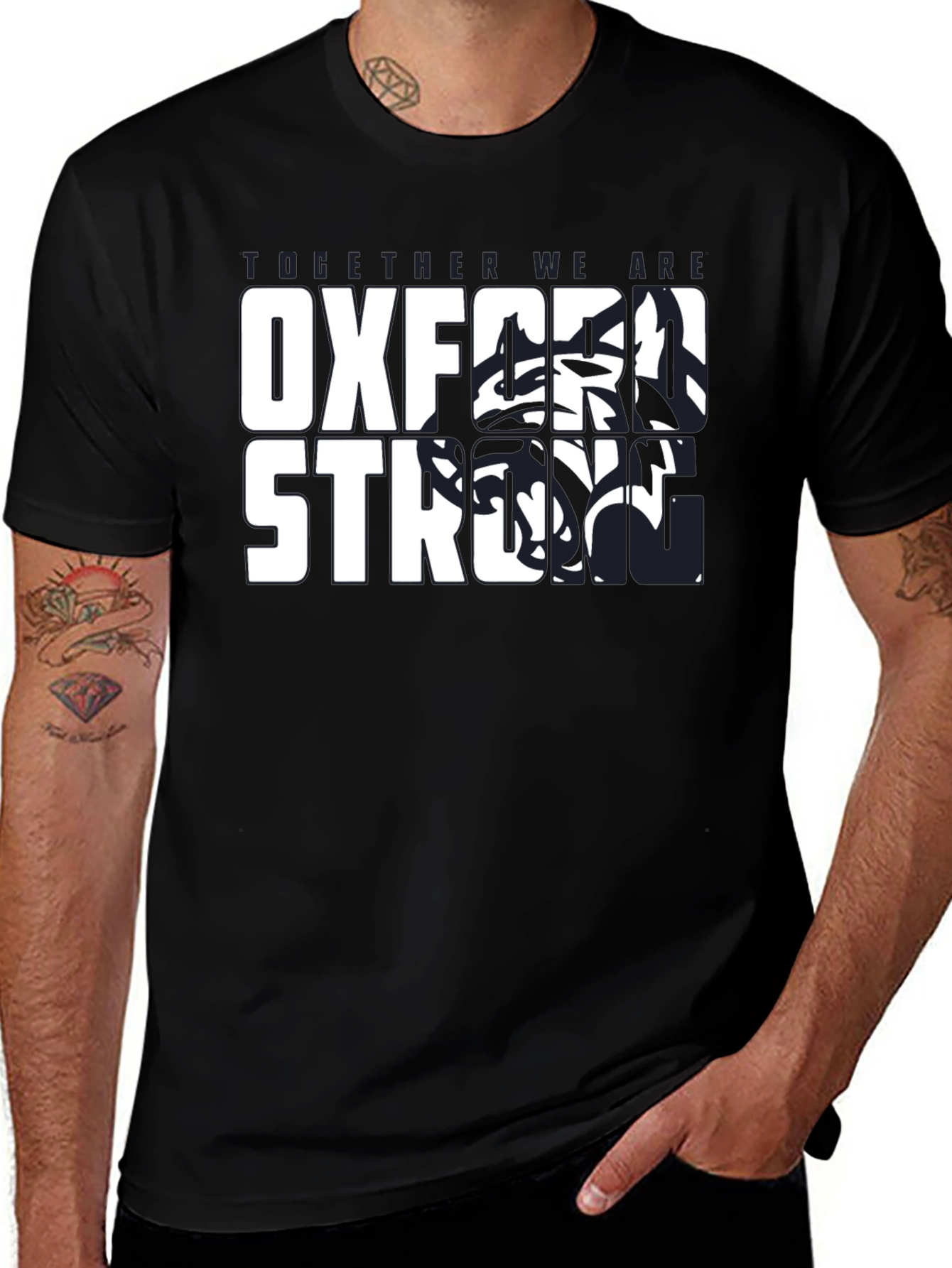 Oxford Strong T-Shirt - Black - Mens