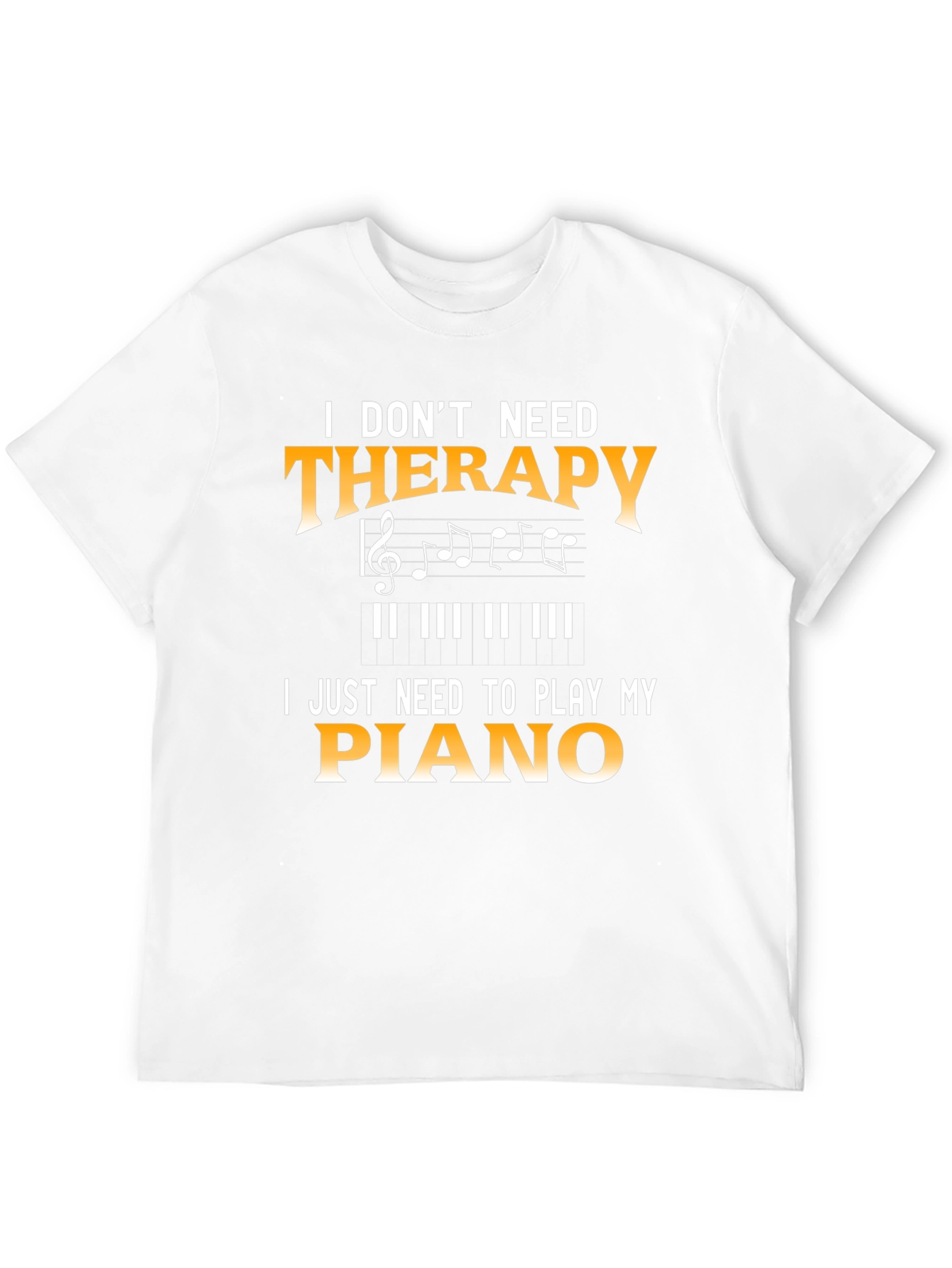 Piano Therapy Graphic T-Shirt