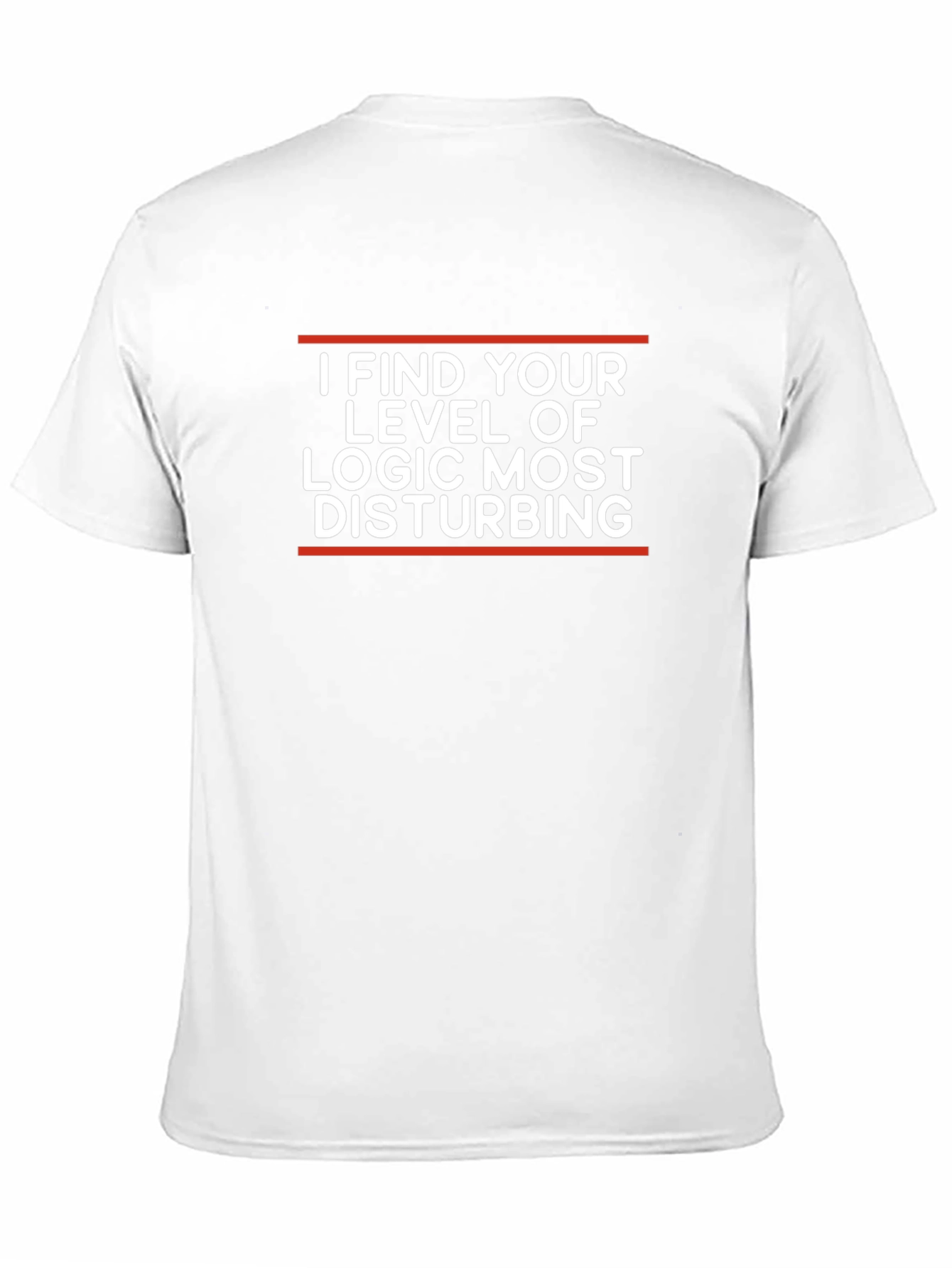 Disturbing Logic Graphic T-Shirt - Unisex