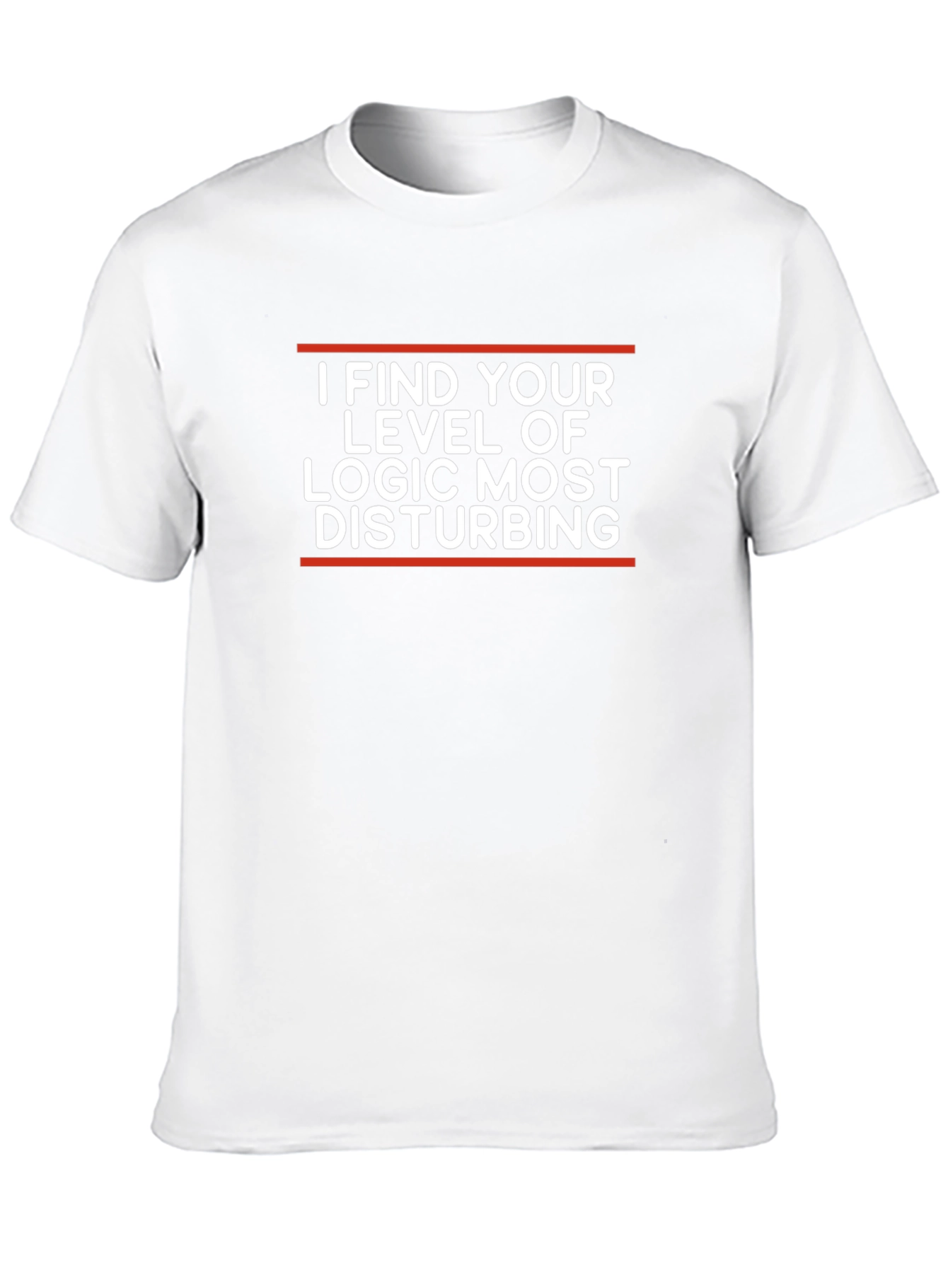Disturbing Logic Graphic T-Shirt - Unisex