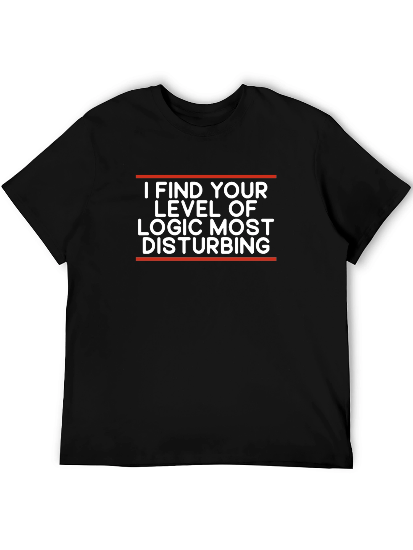 Disturbing Logic Graphic T-Shirt - Unisex